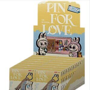 Labubu Pop Mart  Case  Pin for Love A-M  (14 blind boxes total)